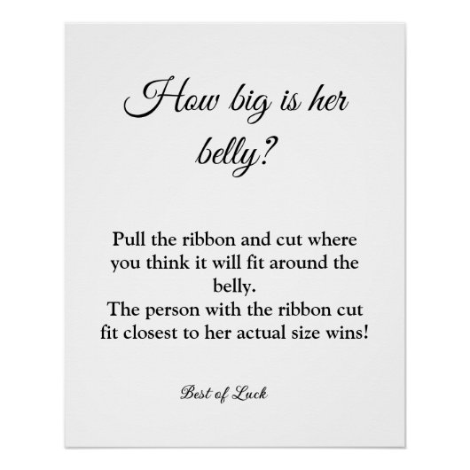 baby shower quelle est sa taille signe de jeu vent (Devant)