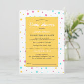 Baby shower Raffle Invitation Kaart (Staand voorkant)