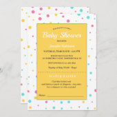Baby shower Raffle Invitation Kaart (Voorkant / Achterkant)