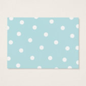 Baby shower Raffle Ticket/Blue Pink Baby Visitekaartje (Achterkant)