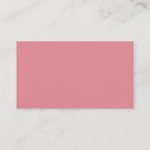 Baby shower Register QR Code Blush Roze Informatiekaartje (Achterkant)