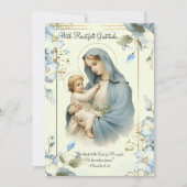 Baby shower religieux Merci Marie Jésus (Devant)