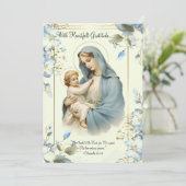 Baby shower religieux Merci Marie Jésus (Debout devant)