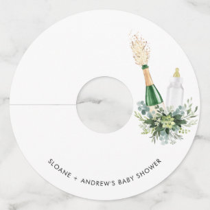 BABY SHOWER REMY-mappelflessen Wijnglaslabel