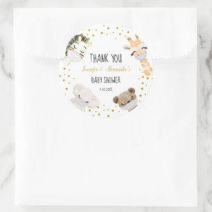 Baby Shower Ronde Sticker