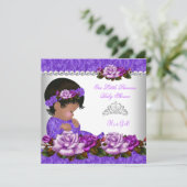 BABY SHOWER ROOS 3 KAART (Staand voorkant)