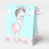 Baby shower rose et bleu Turquoise Ballotins (Arrière)