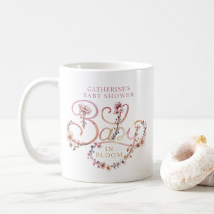 Baby shower rose Fleur sauvage Floral Design Mug