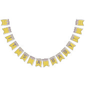 Baby shower rose "pieds de bébé", bannière Swallow (Tout)