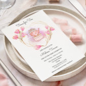 Baby shower rose Tea Party Floral Invitation