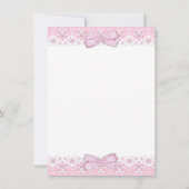 Baby shower rose Tutu Princesse Merci (Dos)