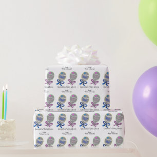 Baby shower roze blauwe Baby Cadeaupapier