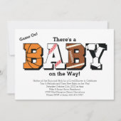 Baby shower Roze meisje Kaart (Voorkant)