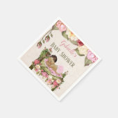 Baby shower Rozen van de tuinbouwer Servet (Hoek)