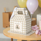 Baby shower rustique Ballotins Forêt neutre