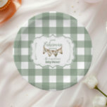 Baby shower Rustique de pêche de petit pêcheur<br><div class="desc">Servez vos gâteries de baby showers avec style avec nos Plaques de papier Baby shower de pêche Little Fisherman! Ces adorables assiettes apportent fonctionnalité et charme à votre célébration, en complément parfait de votre décor sur le thème de la pêche. Caractéristiques : Design : Représente un thème de pêche délicieux...</div>
