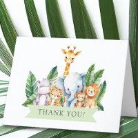 Baby shower Safari Adventure Merci