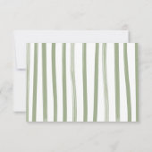 Baby shower Safari Clothesline Déchets Cartes Raff (Dos)