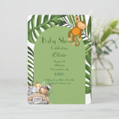 BABY SHOWER SAFARI GARY INVITATION (Debout devant)