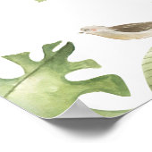 Baby shower Safari Jungle Affiche de bienvenue (Coin)