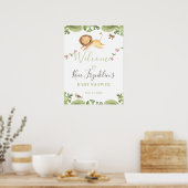 Baby shower Safari Jungle Affiche de bienvenue (Cuisine)