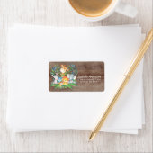 Baby shower Safari Jungle Étiquette de adresse (En situation)