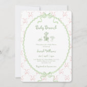 Baby shower Sage Brunch Invitation (Devant)