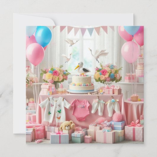 Baby shower save the date (Voorkant)