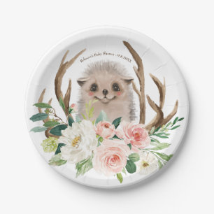 baby shower schattig houtsegelpapier bord