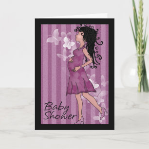 Baby shower schattige moeder