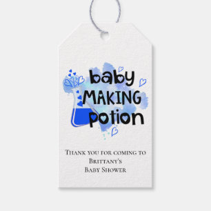 Baby shower Schattigee Baby Making Potion Blauw Da Cadeaulabel