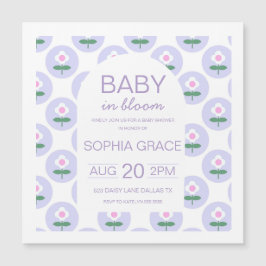 Baby shower Schattigee Paarse Roze Daisy Flower ka