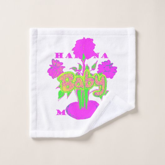 Baby shower Schort speciale locatie ideeën Bad Handdoek (Wasdoekje)