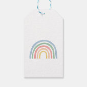 Baby shower script regenboog dank u cadeaulabel (Achterkant)
