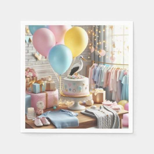 Baby shower servet (Voorkant)