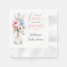 Baby Shower Servet dat IVF Reis Benadrukt