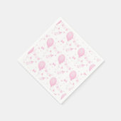Baby shower serviette en papier pour fille avec ba (Coin)