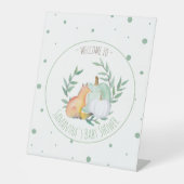 Baby shower Signes Automne Citrouille Fox (Recto)