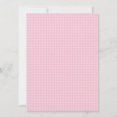 Baby shower simple et élégant Invitation personnal (Dos)