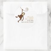Baby shower singe pour étiquette (Sac)