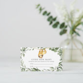 Baby shower Sloth Devine Combien de cartes (Debout devant)