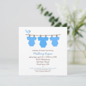 Baby shower sluiten kaart (Staand voorkant)