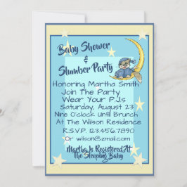 Baby shower & Slumber Party met Maan, Sterren en K Kaart