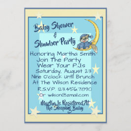 Baby shower & Slumber Party met Maan, Sterren en K Kaart