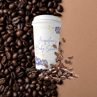 Baby shower Snowman Paarse thema papieren bekers