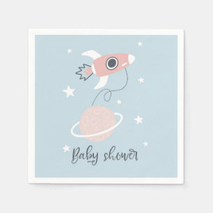Baby shower Space Rocket and Jupiter Servet