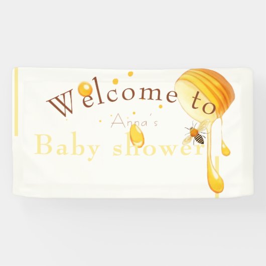 baby shower spandoek (Horizontaal)