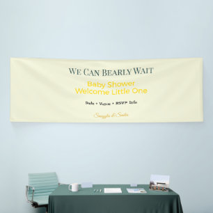 Baby Shower Spandoek Zoete Momenten Verwacht