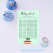 Baby Shower Spel Baby Bingo Flyer (Enkel)