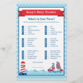 Baby shower spel in autisch thema (Achterkant)